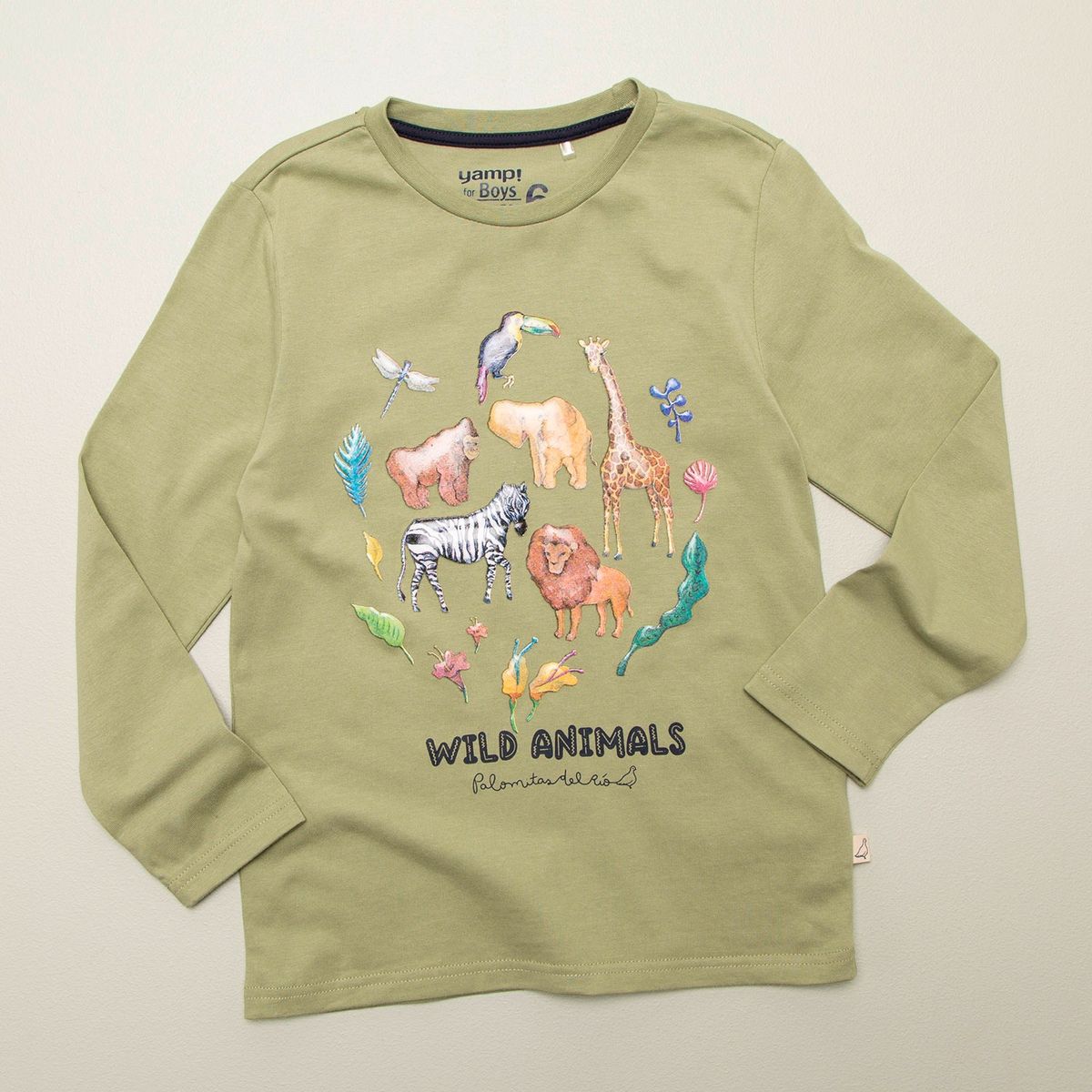 YAMP - Polera Niño Manga Larga Algodón Yamp