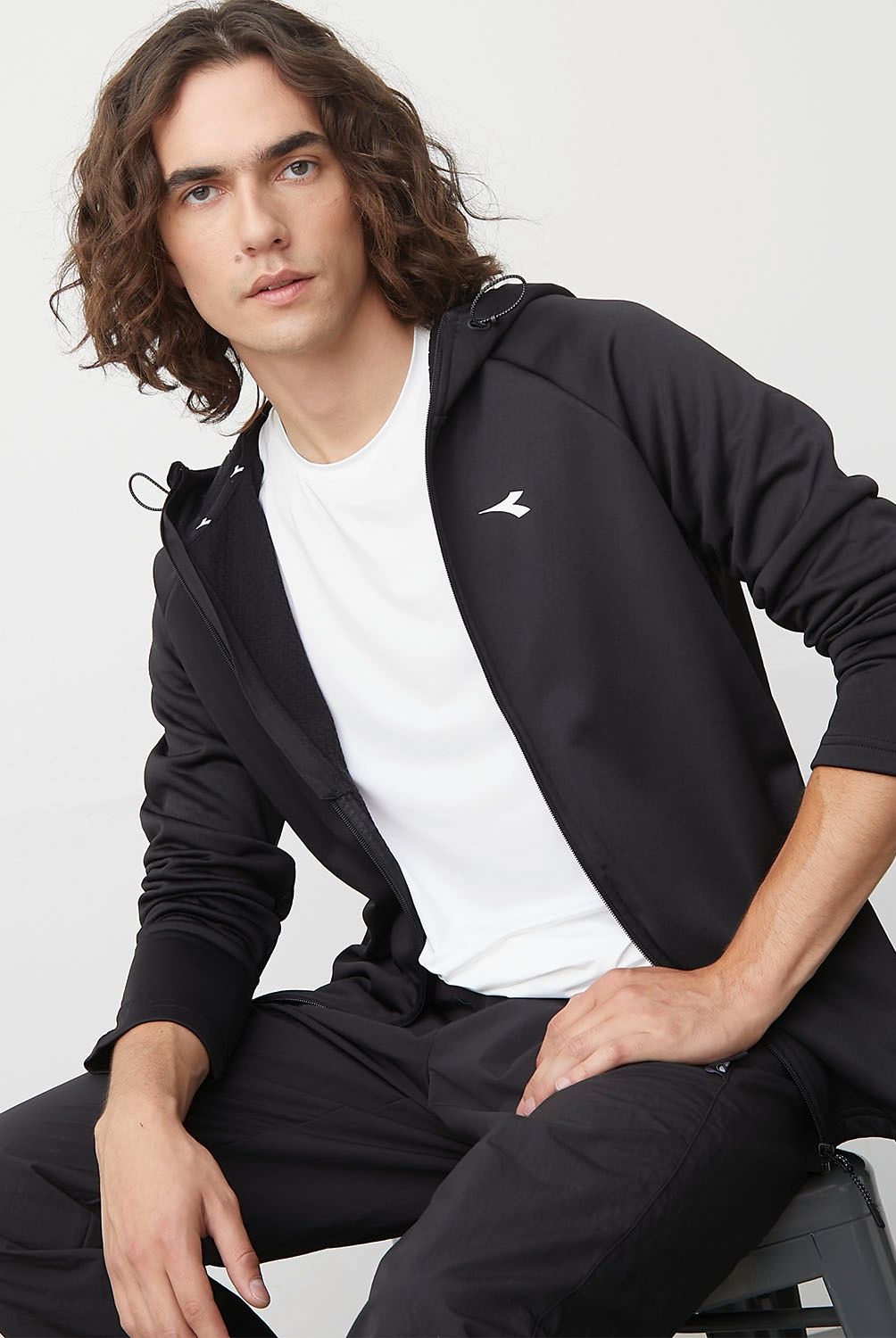 DIADORA - Poleron Deportivo Hoodies Regular Fit Hombre Diadora