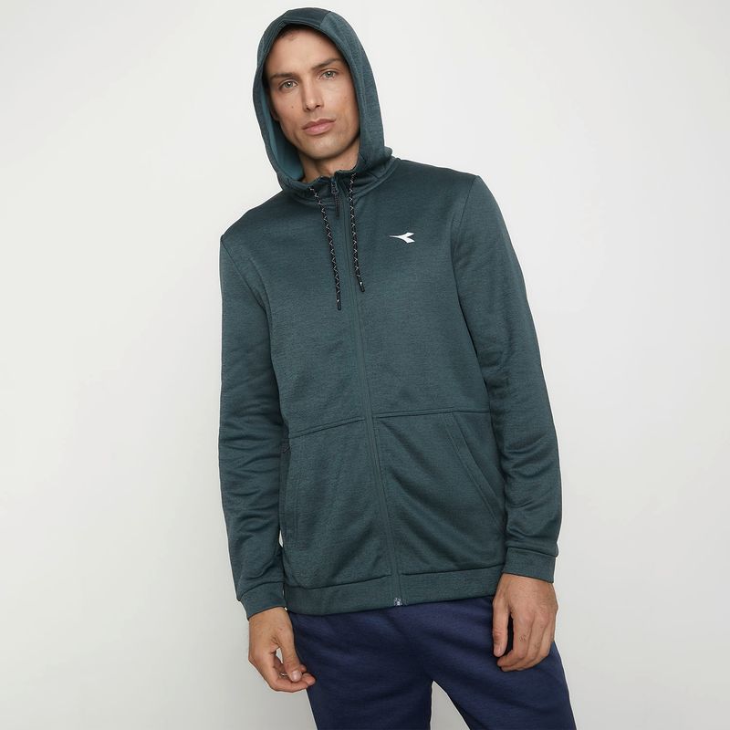 DIADORA - Polerón Con Cierre Deportivo Hombre Diadora