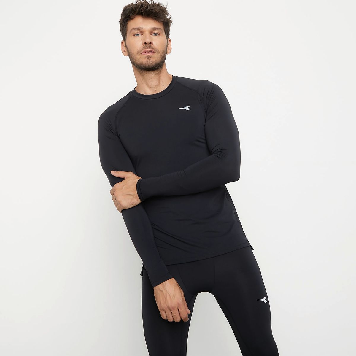 DIADORA - Polera Deportiva Primera Capa Hombre Diadora