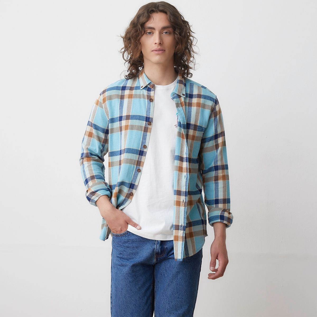 DOO AUSTRALIA - Camisa Casual Manga Larga Hombre Doo Australia