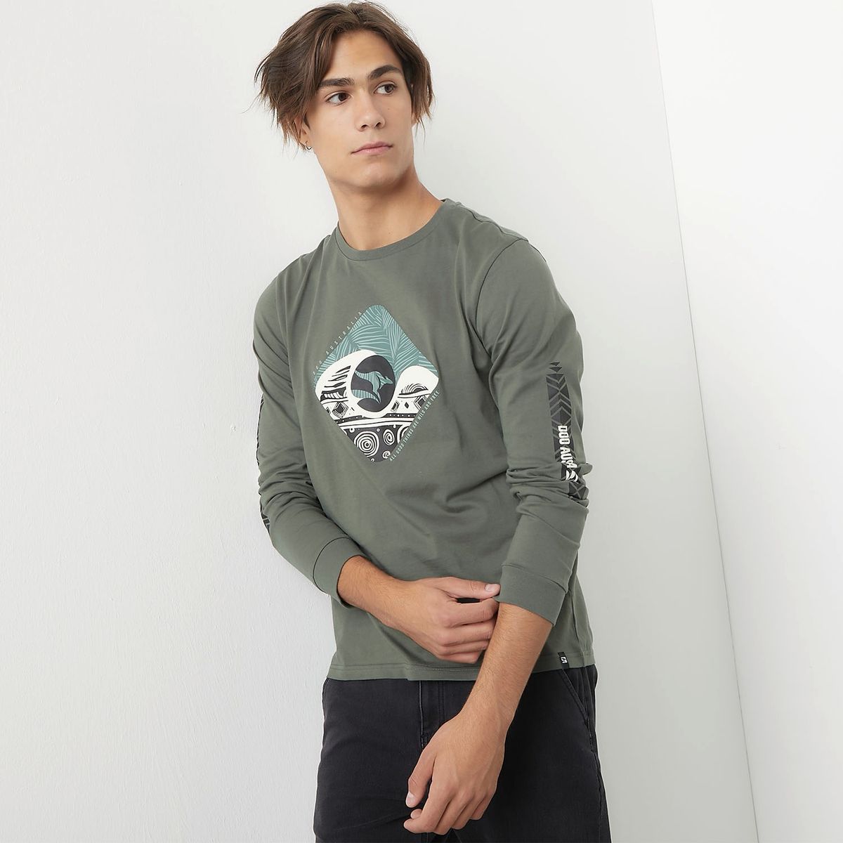 DOO AUSTRALIA - Doo Australia Polera Manga Larga Hombre