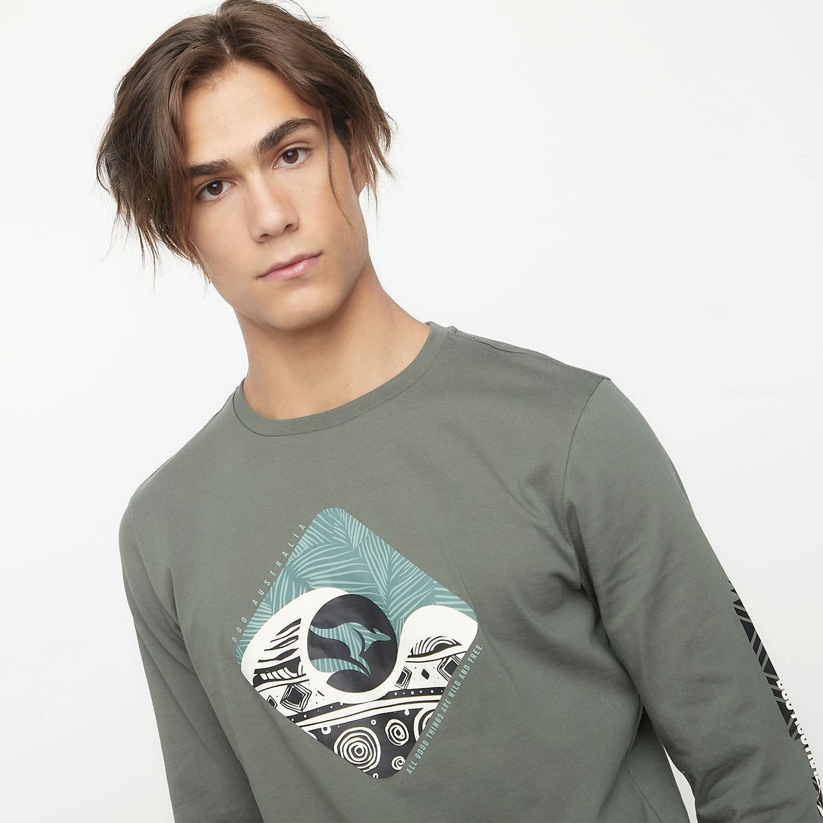 DOO AUSTRALIA - Doo Australia Polera Manga Larga Hombre