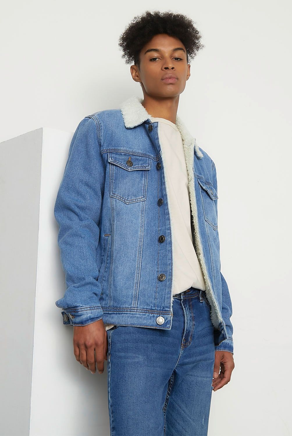 BEARCLIFF - Bearcliff Chaqueta Jeans Chiporro Hombre