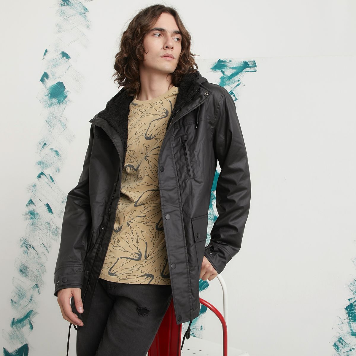 AMERICANINO - Americanino Chaqueta 100% Algodón Twill Hombre