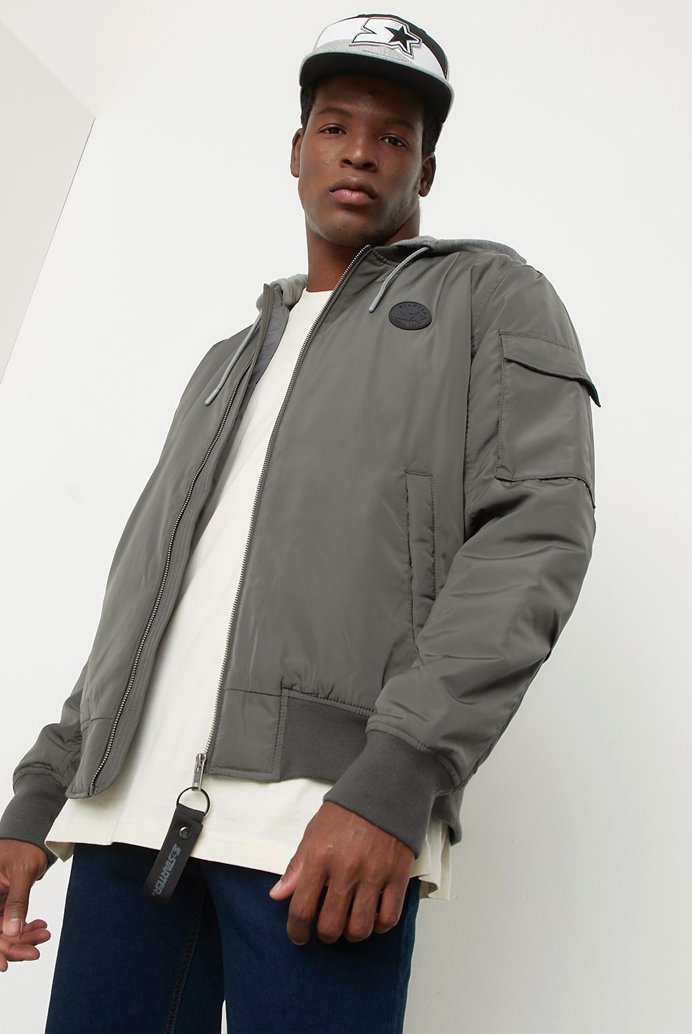 STARTER - Starter Parka Manga Larga Hombre