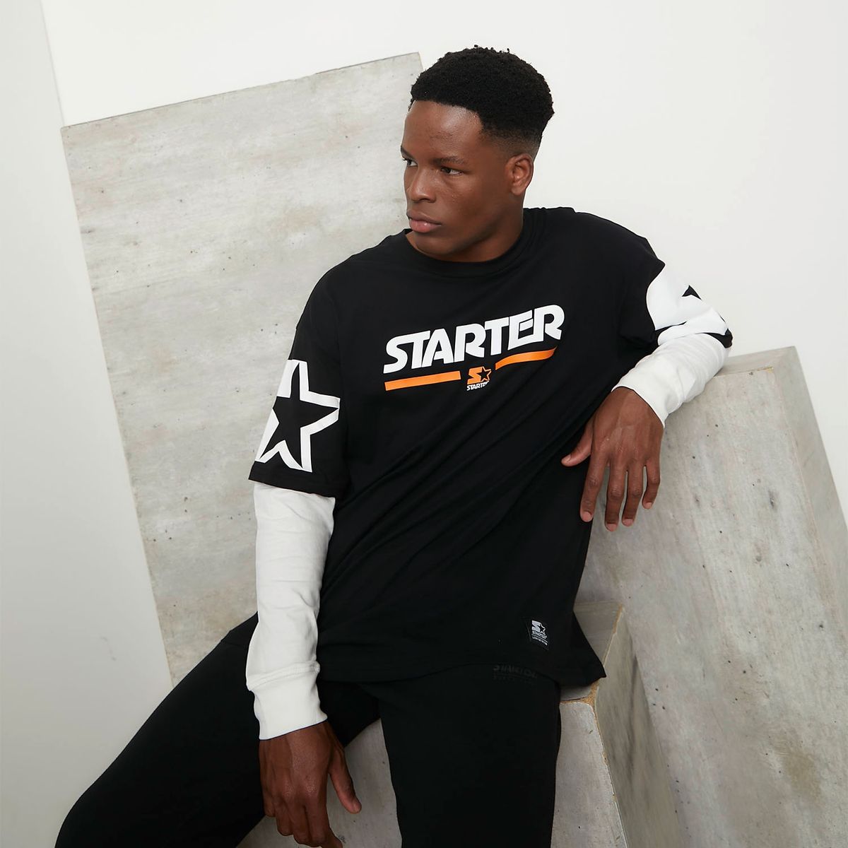 STARTER - Polera Manga Larga Algodón Hombre Starter