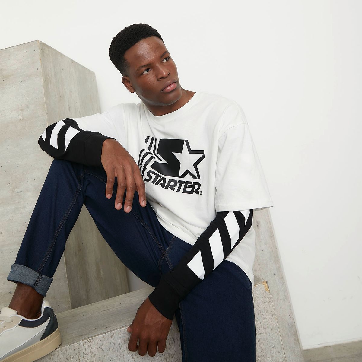 STARTER - Polera Manga Larga Algodón Hombre Starter