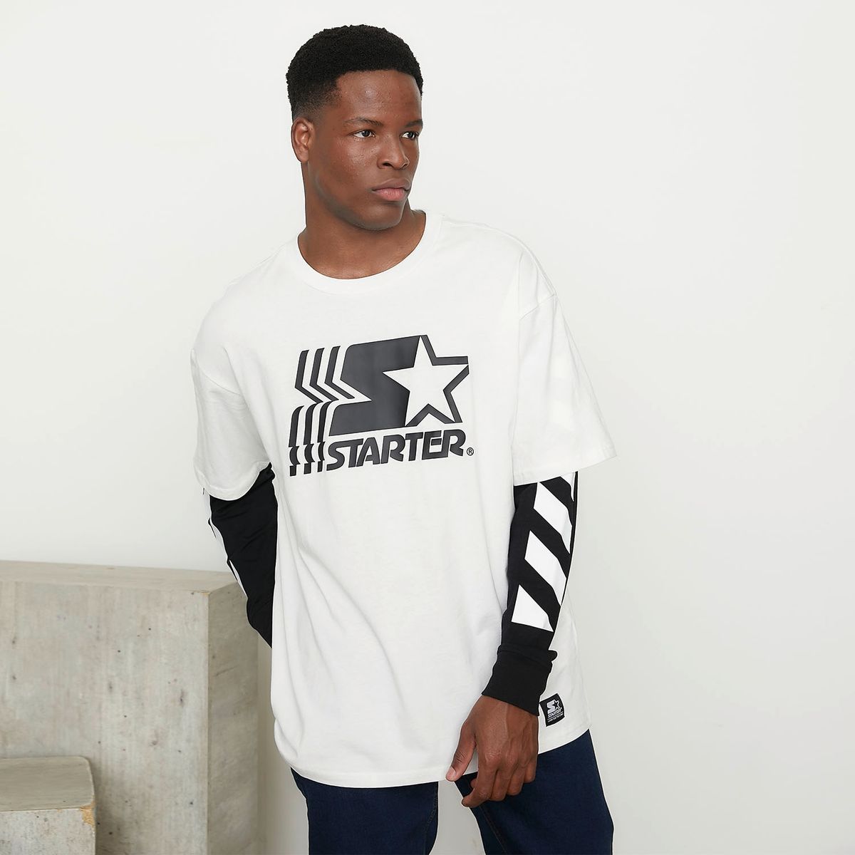 STARTER - Polera Manga Larga Algodón Hombre Starter