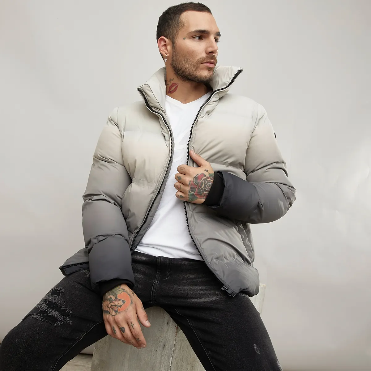 MOSSIMO - Parka Casual Hombre Mossimo