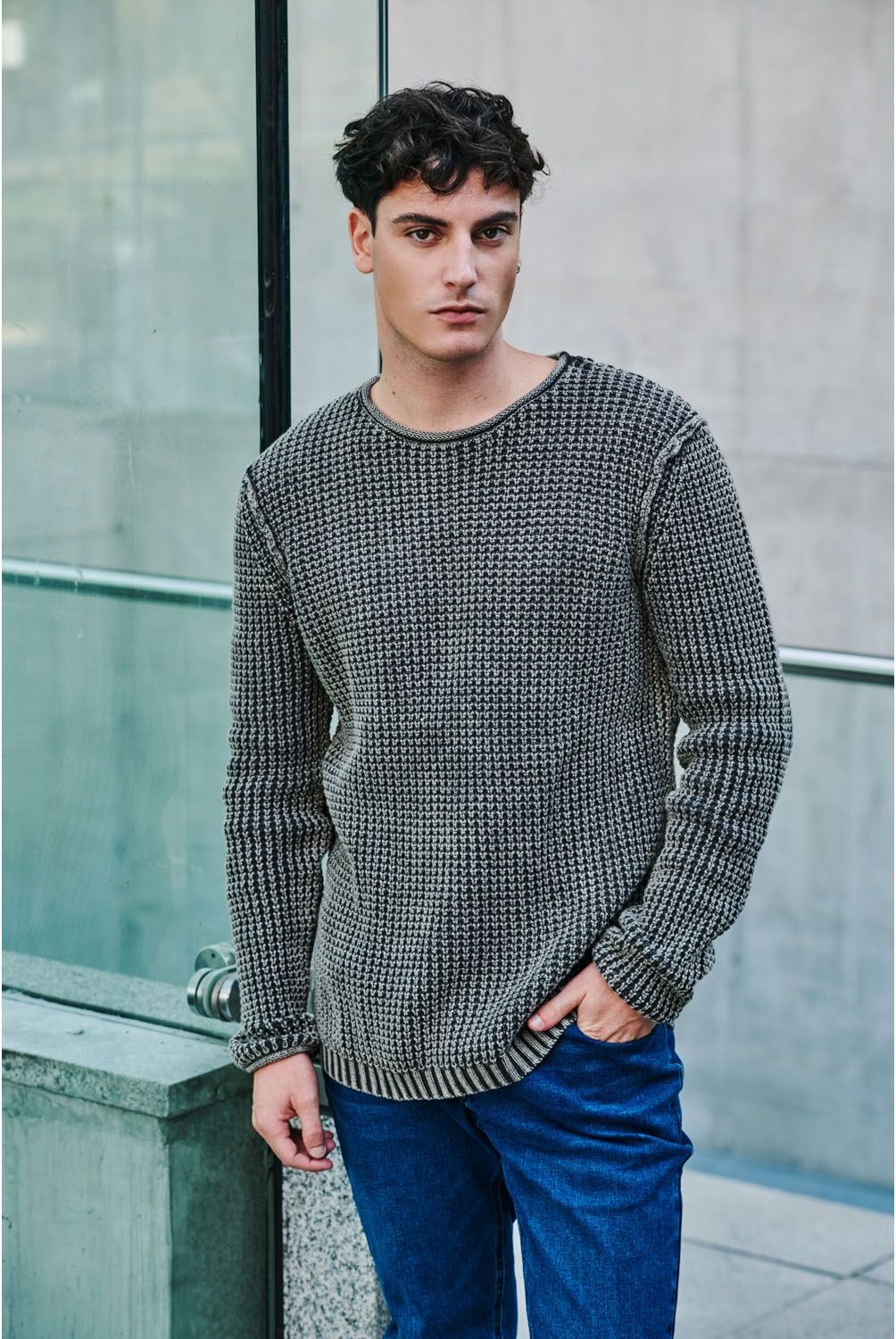 MOSSIMO - Chaleco Manga Larga Hombre Mossimo