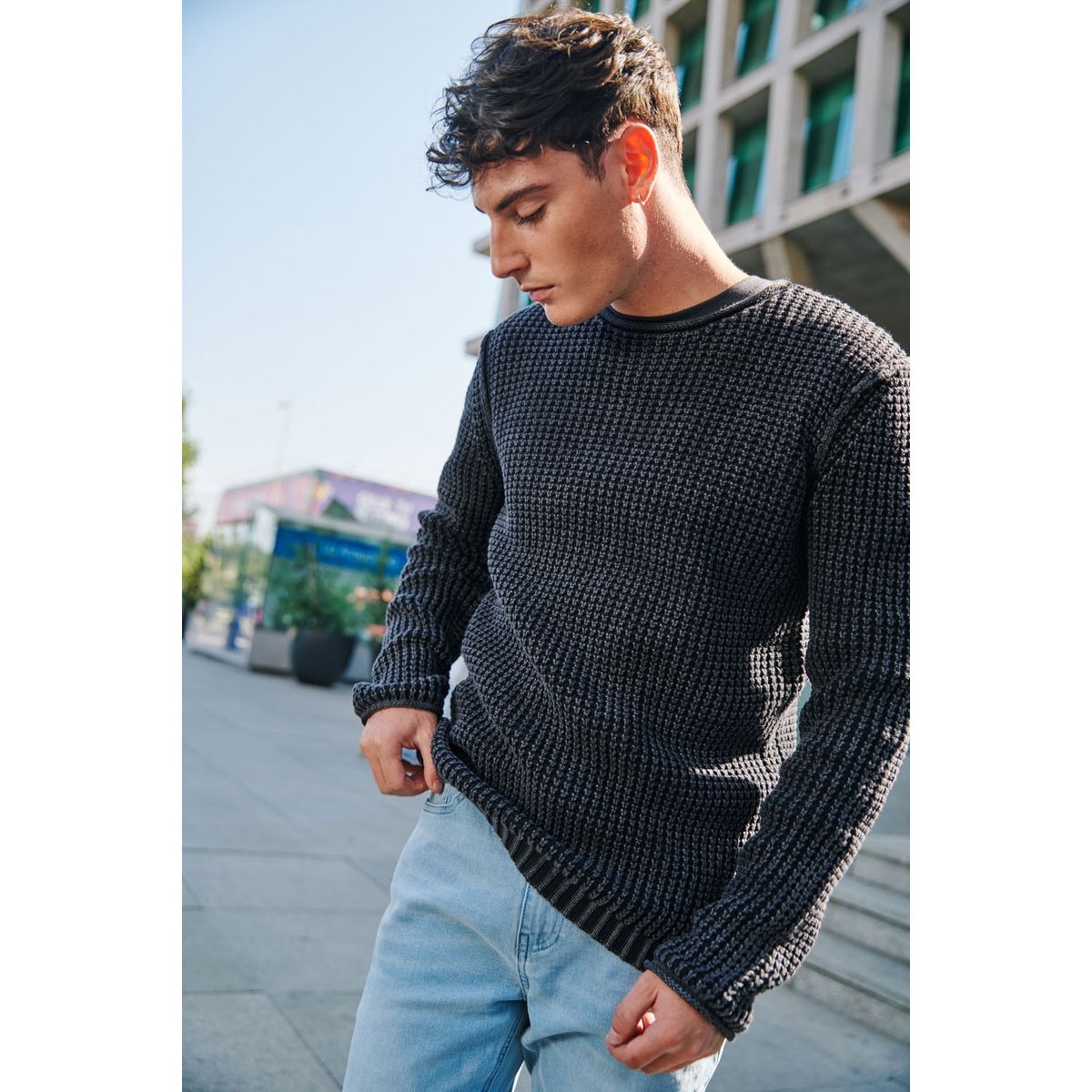 MOSSIMO - Chaleco Manga Larga Hombre Mossimo