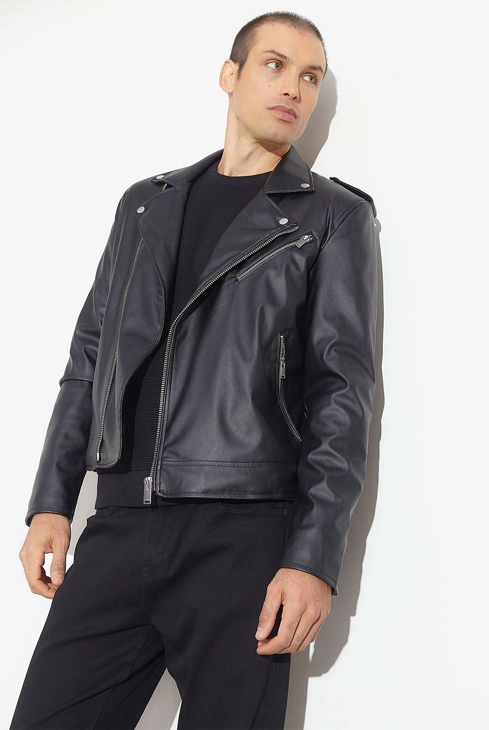 BASEMENT - Chaqueta Zero Cuero Chiporro Interior Hombre Basement