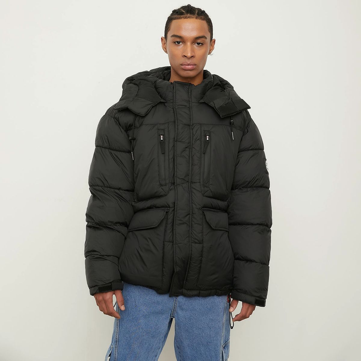 ECKO - Parka Manga Larga Hombre Ecko