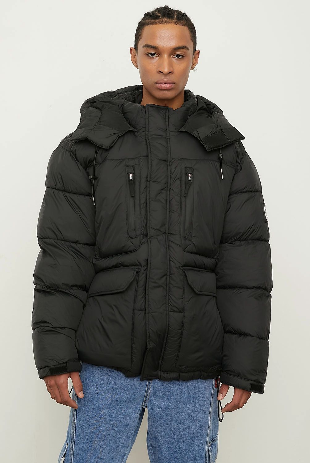 ECKO - Parka Manga Larga Hombre Ecko