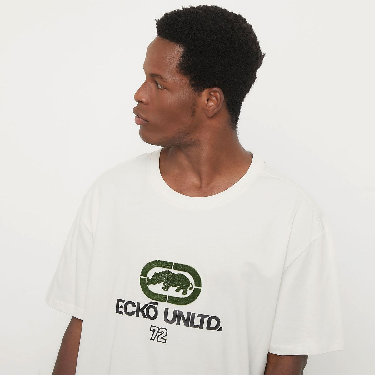 ECKO - Polera Manga Corta Algodón Oversize Hombre Ecko
