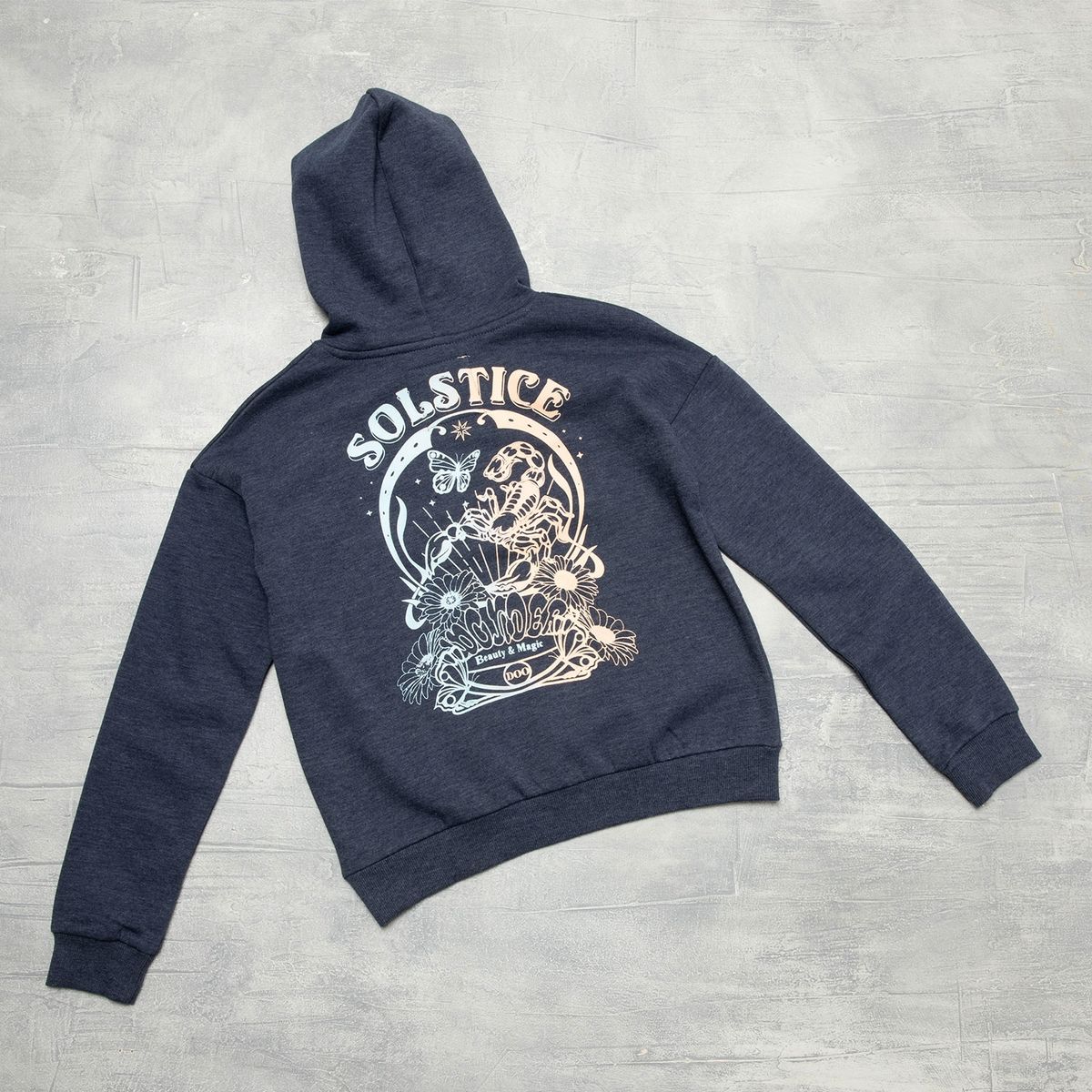 DOO AUSTRALIA - Polerón Niña Con Capucha Algodón Reciclado Doo Australia