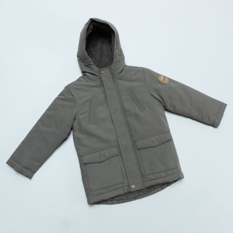 YAMP - Parka Niño Largo Con Capucha Yamp