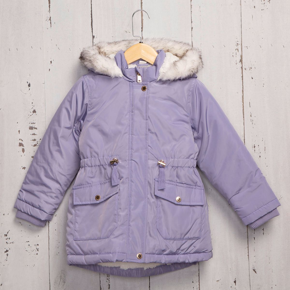 YAMP - Parka Niña Largo Con Capucha Yamp