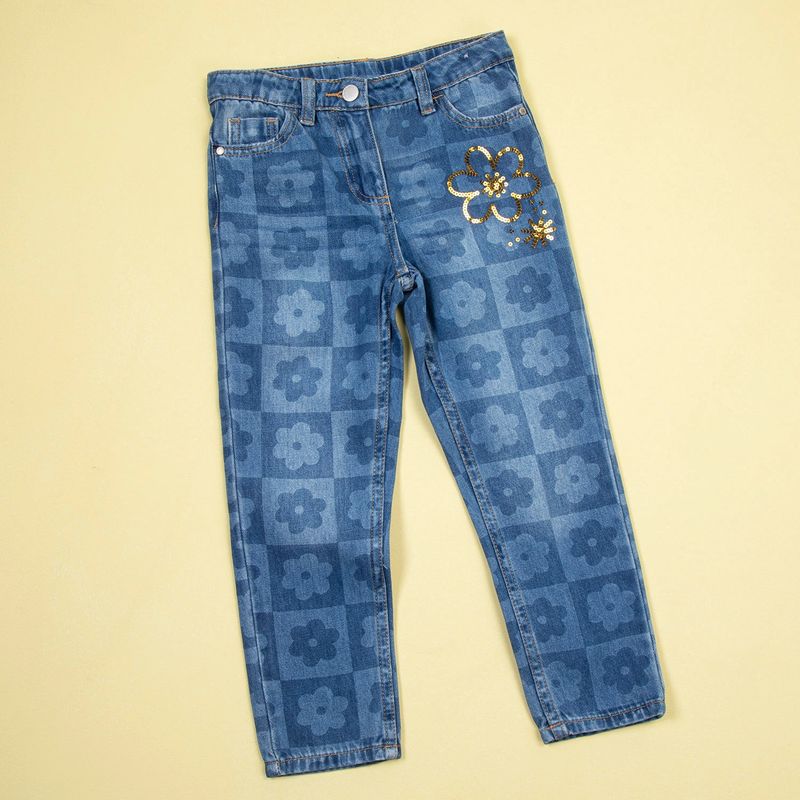 YAMP - Jeans Denim Niña Mom Yamp
