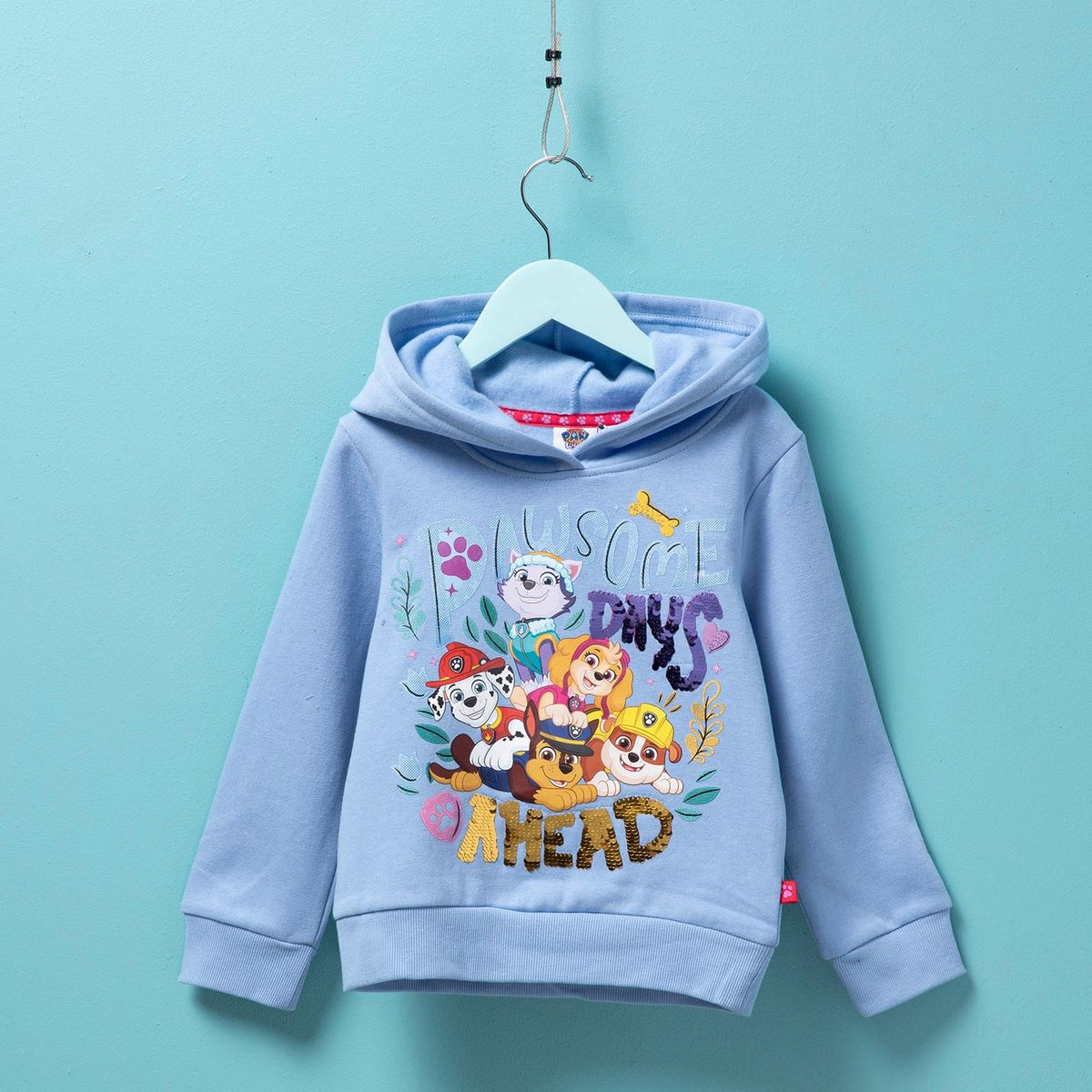 PAW PATROL - Paw Patrol Polerón Niña Algodón