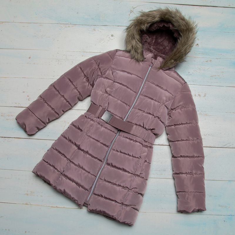 ELEVEN - Parka Niña Con Cinturón Eleven