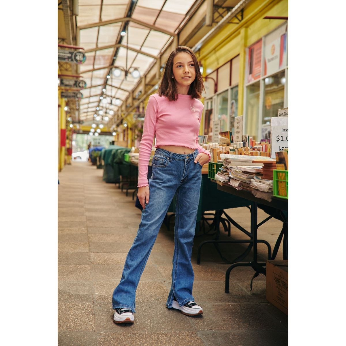 ELEVEN - Jeans Niña Flare Algodón Eleven