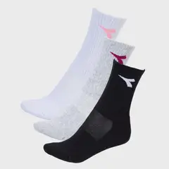 DIADORA - Calcetines De Fútbol Niña Pack De 3 Algodón