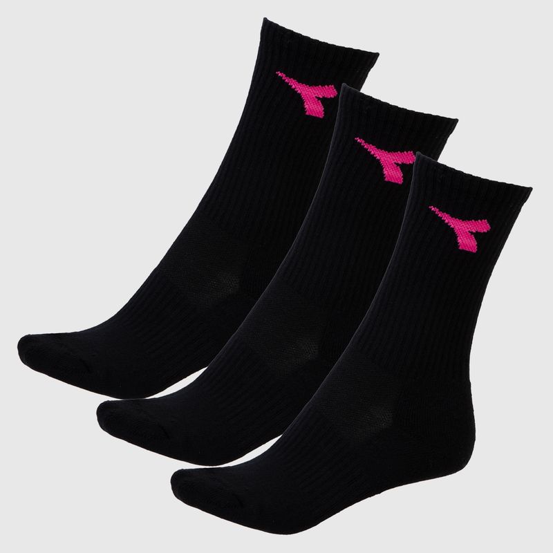 DIADORA - Calcetines De Fútbol Niña Pack De 3 Algodón Diadora