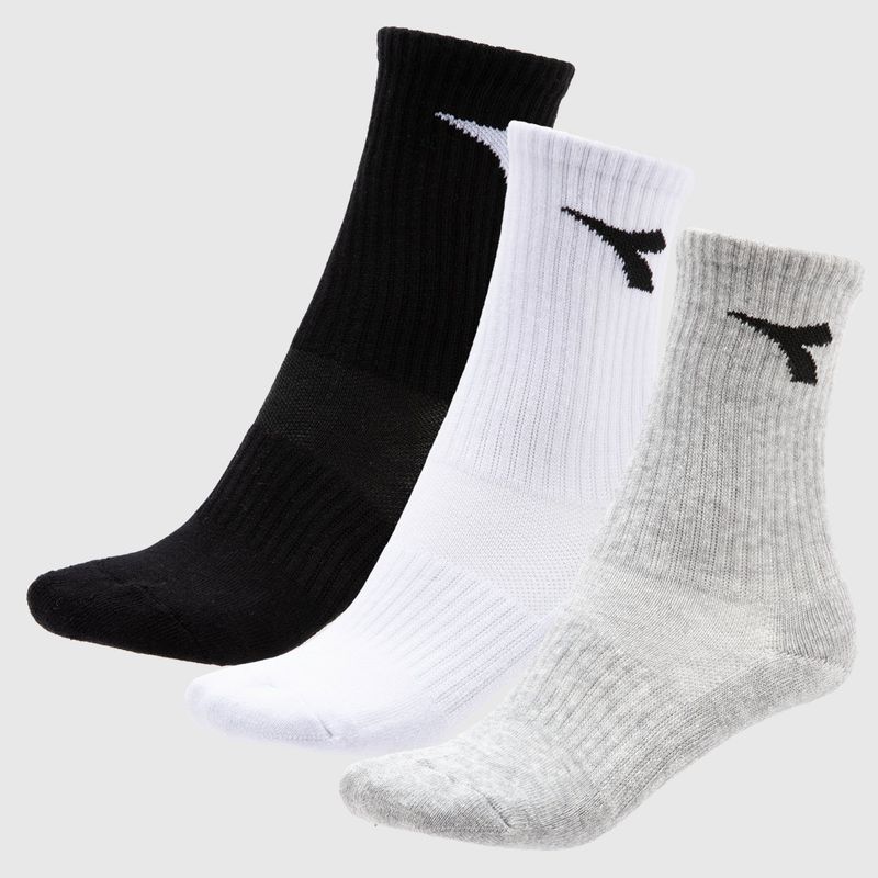 DIADORA - Calcetines de Fútbol Niño Pack de 3 Algodón Diadora