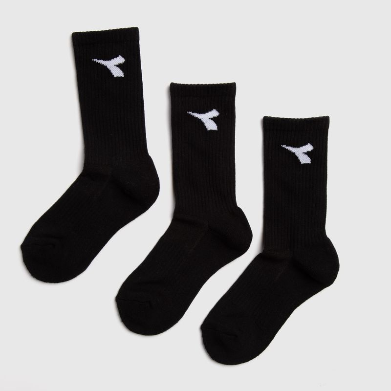 DIADORA - Calcetines de Fútbol Niño Pack de 3 Algodón Diadora