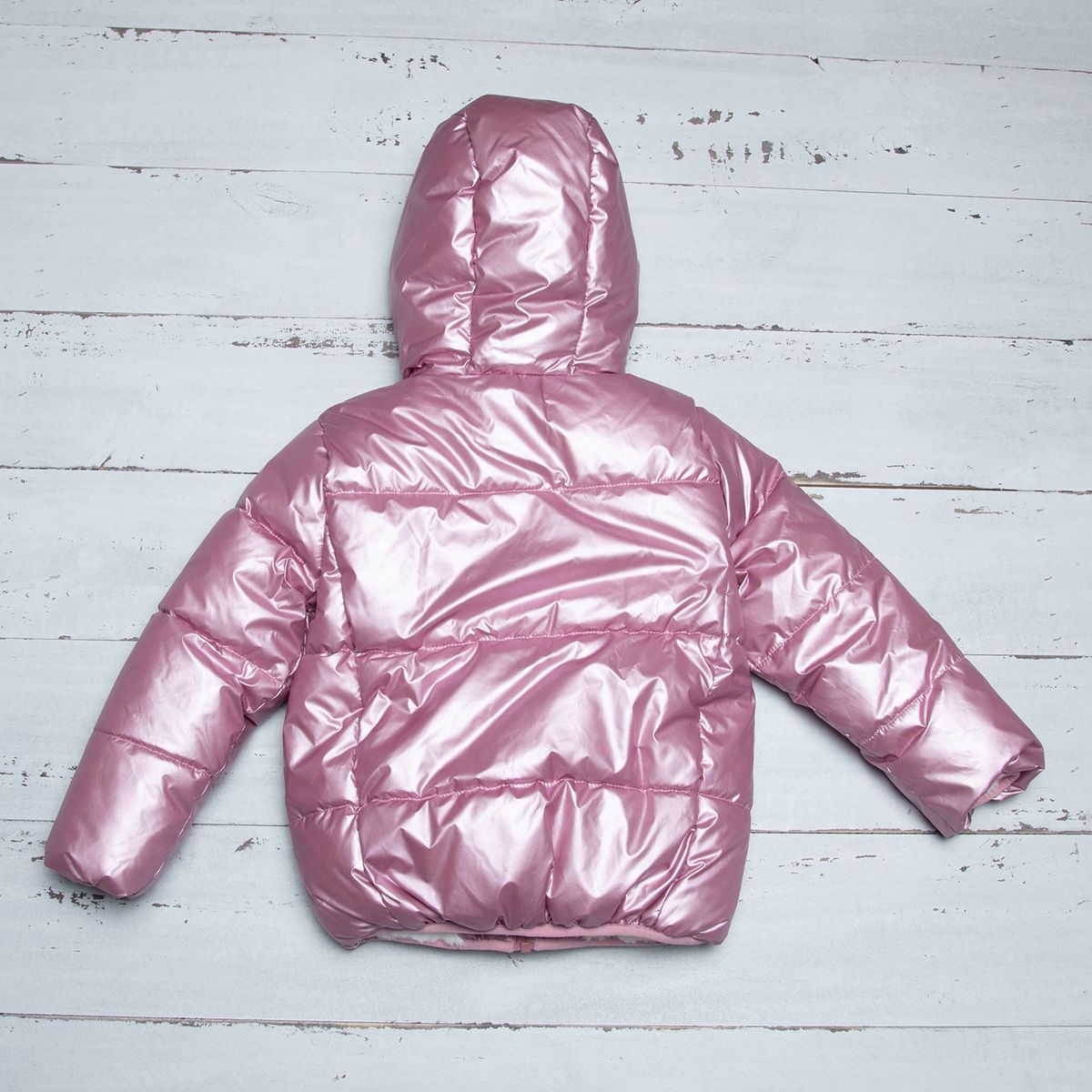 YAMP - Parka Metalizada Niña Con Capucha Yamp