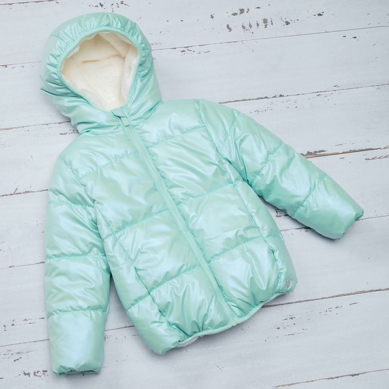 YAMP - Parka Metalizada Niña Con Capucha Yamp