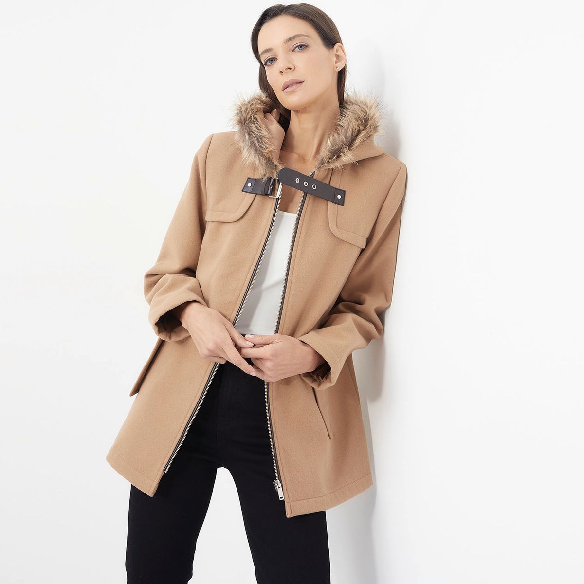 ELLE - Abrigo Mujer Elle