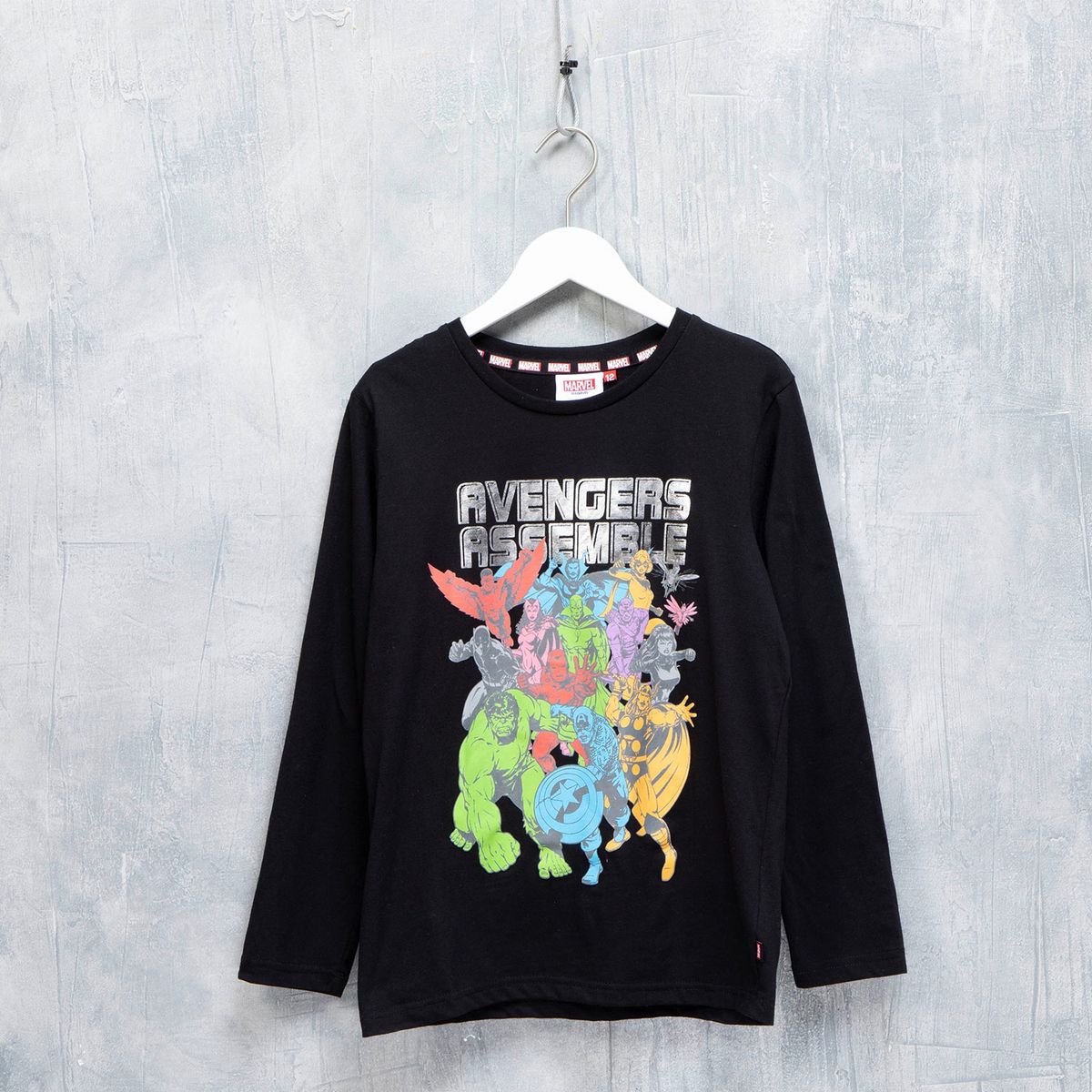 AVENGERS - Polera Niño Manga Larga Algodón Avengers