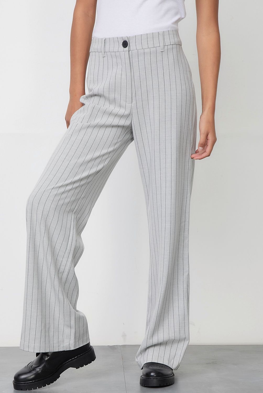 SYBILLA - Sybilla Pantalón Recto Sastrero Tiro Alto Mujer