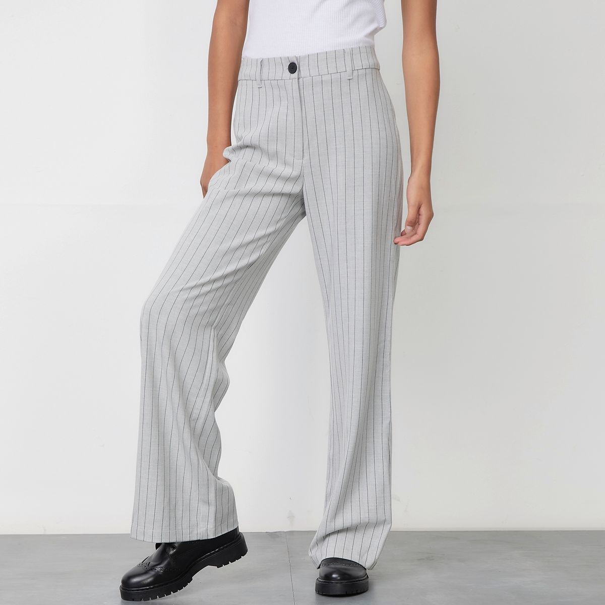 SYBILLA - Sybilla Pantalón Recto Sastrero Tiro Alto Mujer