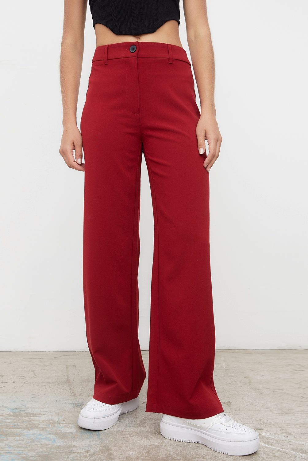 SYBILLA - Sybilla Pantalón Recto Sastrero Tiro Alto Mujer