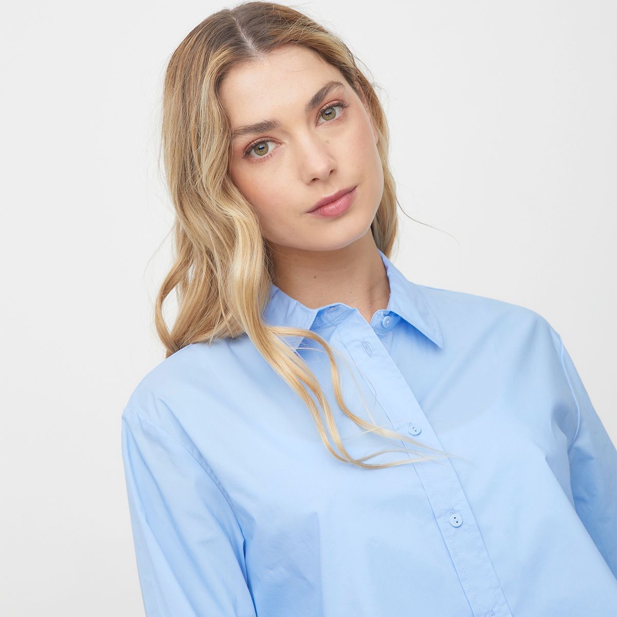 SYBILLA - Blusa Manga Larga Algodón Mujer Sybilla