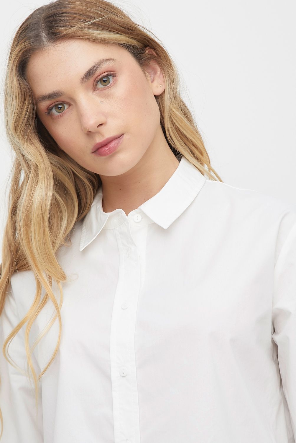 SYBILLA - Blusa Manga Larga Algodón Mujer Sybilla