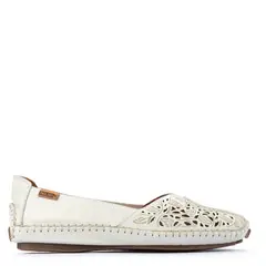 PIKOLINOS - Mocasin Mujer Cuero Blanco