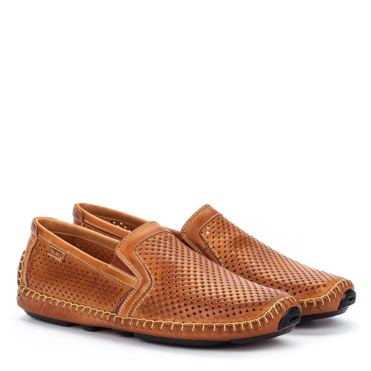 PIKOLINOS - Mocasin Hombre Cuero Café Pikolinos