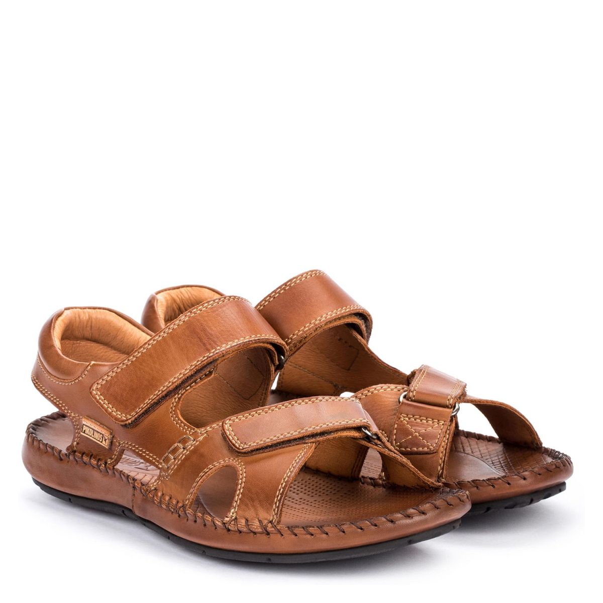 PIKOLINOS - Sandalia Hombre Cuero Café Pikolinos