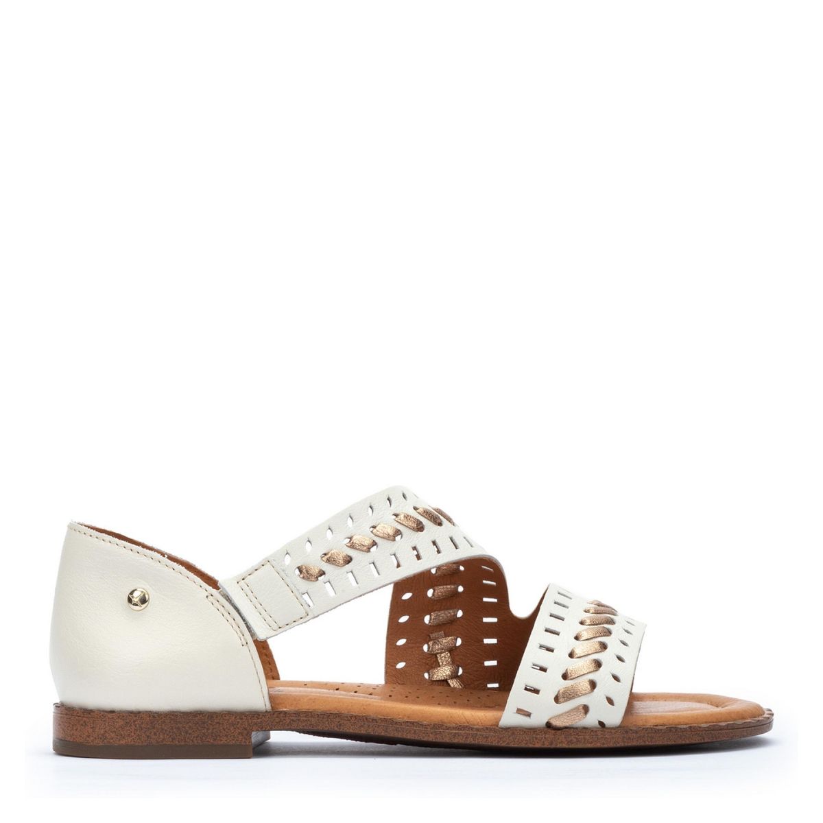PIKOLINOS - Sandalia Plana Mujer Blanco Pikolinos