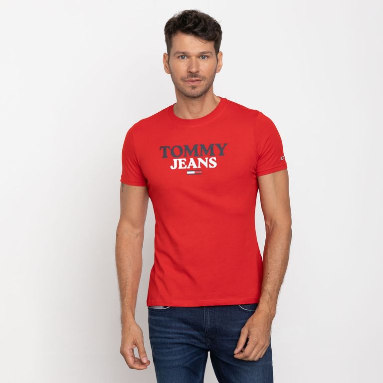 TOMMY HILFIGER Polera Manga Corta 100% Algodón Slim Fit Hombre