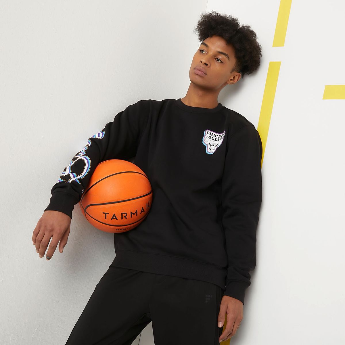 NBA - Polerón Manga Larga Algodón Hombre Nba