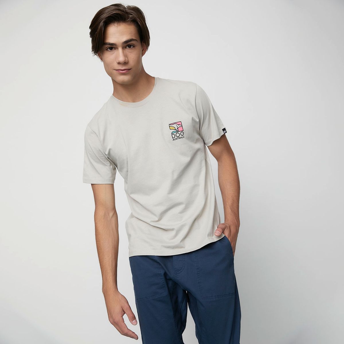 DOO AUSTRALIA - Polera Manga Corta Regular Fit Hombre Doo Australia
