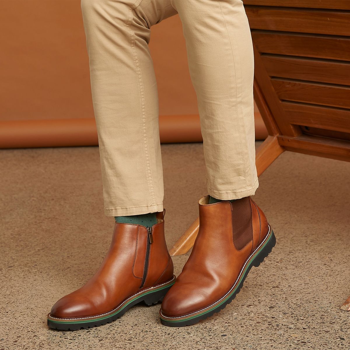 LA MARTINA - Botín Hombre Café La Martina