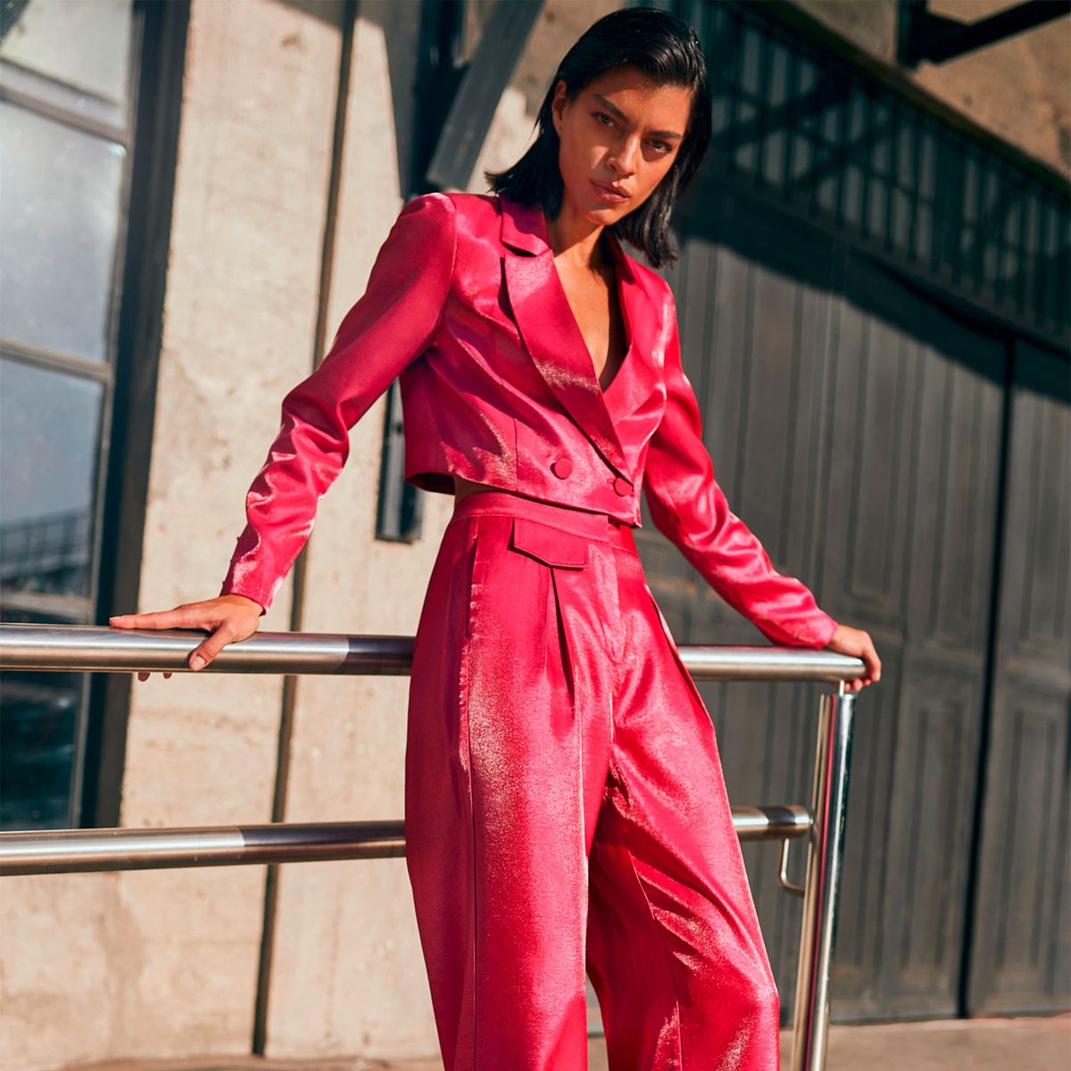 BASEMENT - Pantalón Tiro Alto Mujer Por Fran Larrain Basement