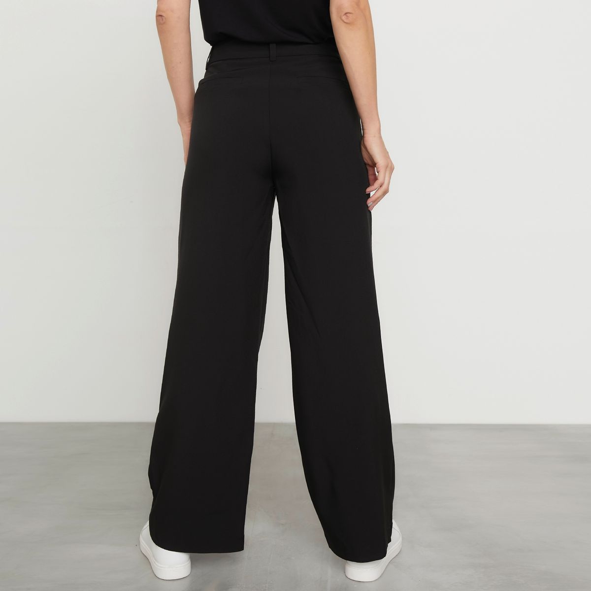 S COCCI - Stefano Cocci Pantalón Palazzo Sastrero Tiro Alto Mujer